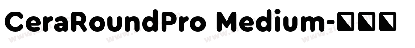 CeraRoundPro Medium字体转换